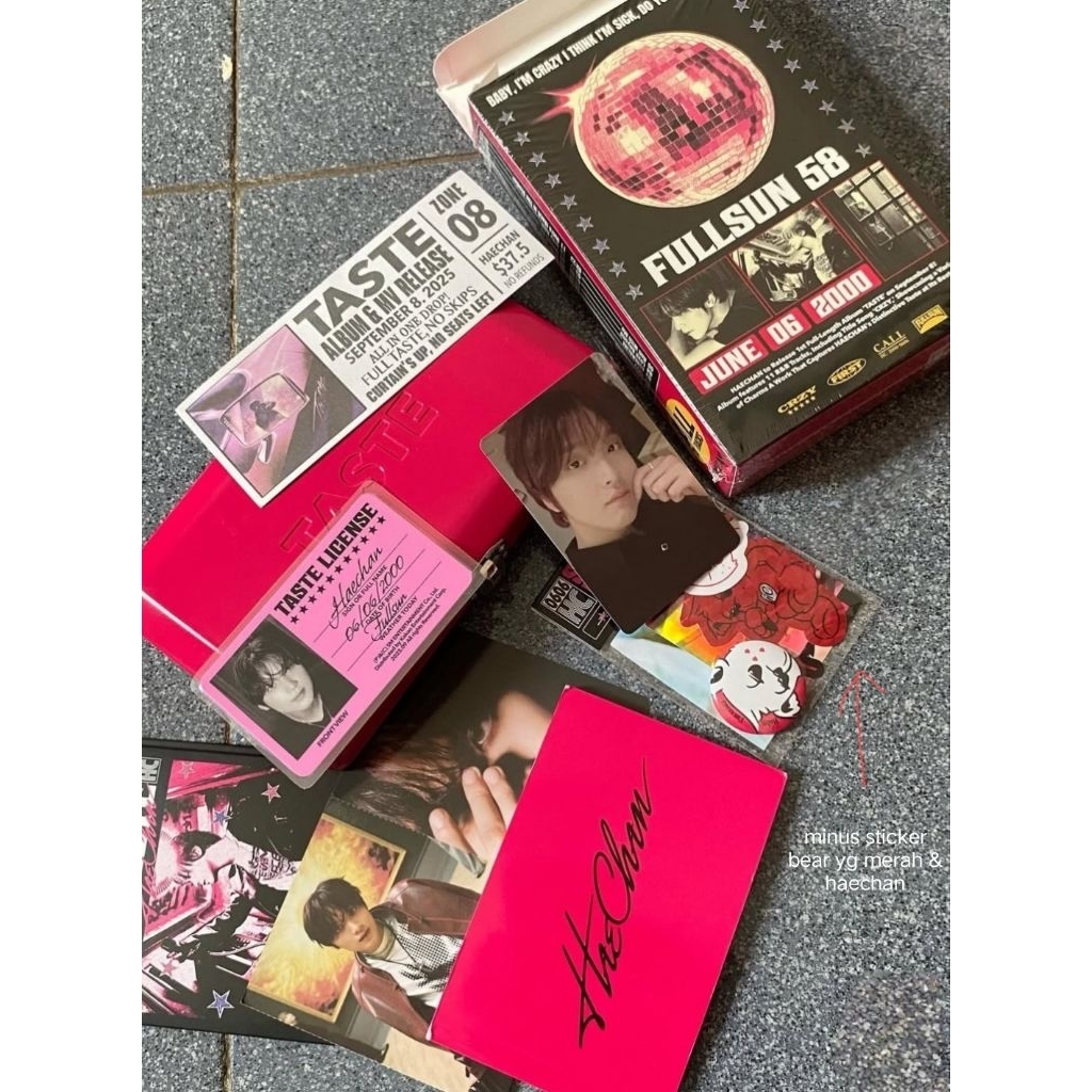 อัลบั้ม haechan tincase รสชาติ cubit pee