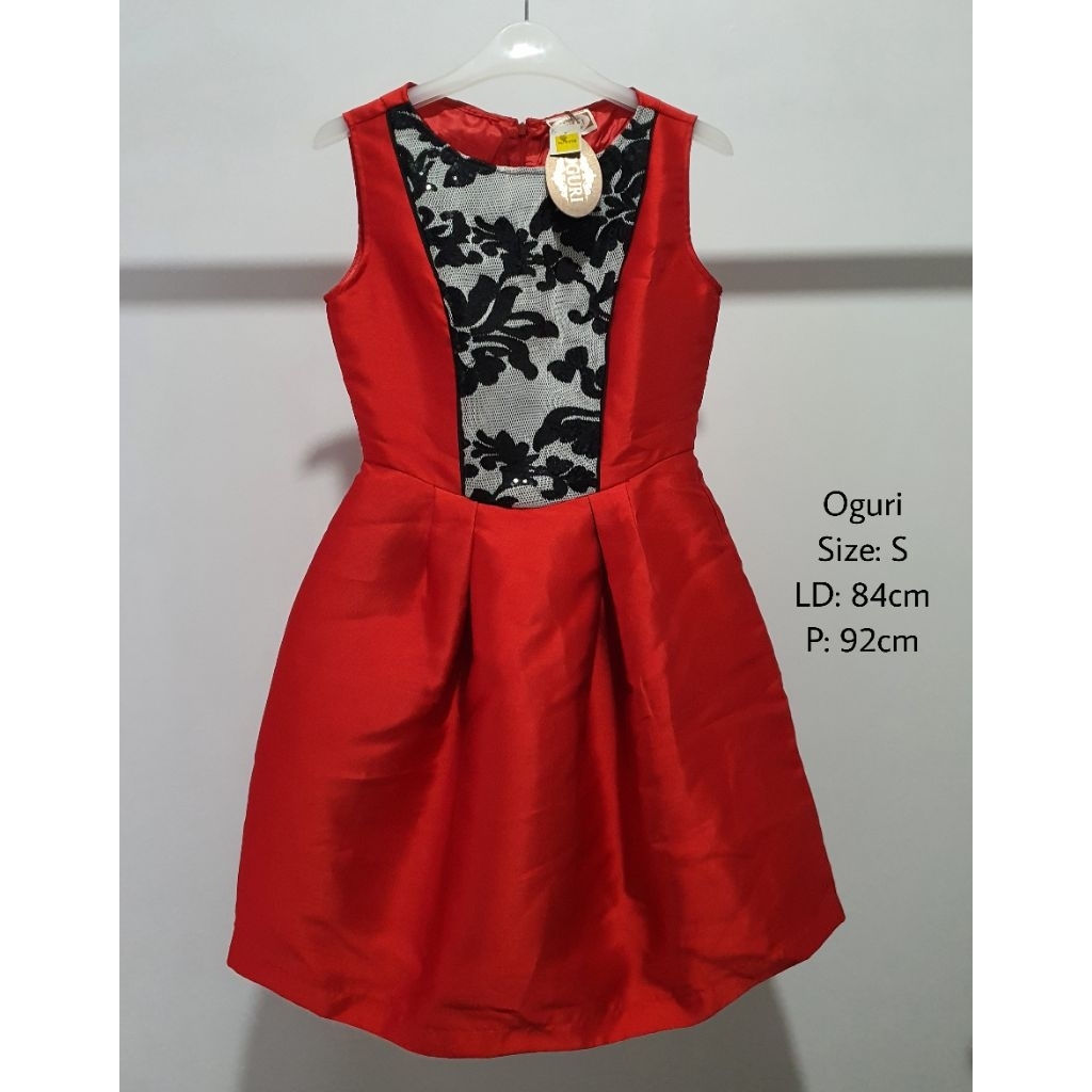 MERAH Oguri Boutique Red Dress