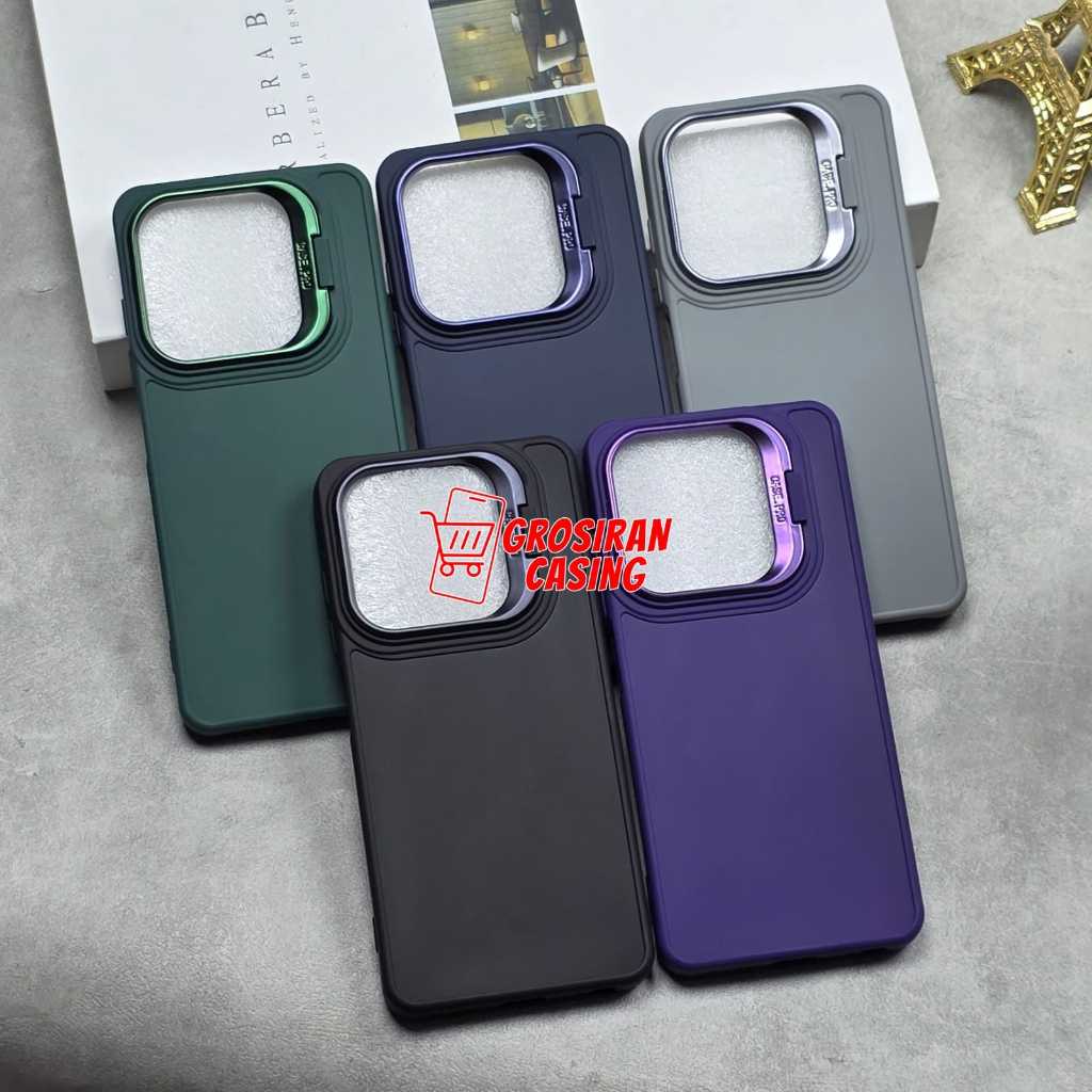 Macaron Camera Stand Tpu Case Itel A90