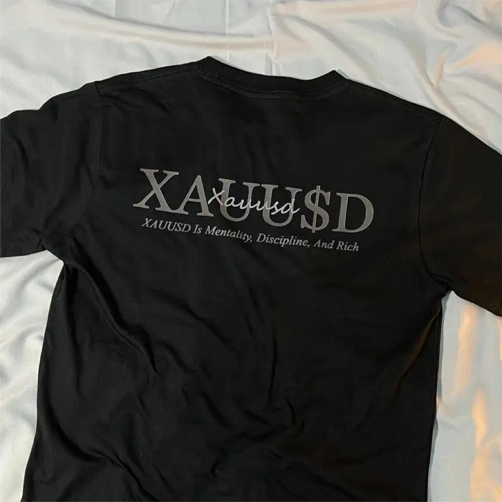 เสื้อยืด XAUUSD | เสื้อยืด Treder Forex | ผ้าฝ้ายหวี 24ส | ไม่จํากัดเพศ ไม่จํากัดเพศ ไม่จํากัดเพศ ไม