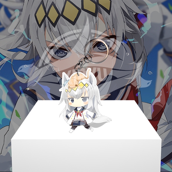 HP GANTUNGAN อะนิเมะเกม Uma Musume Oguri Cap Phone Keychain - พวงกุญแจอะคริลิค