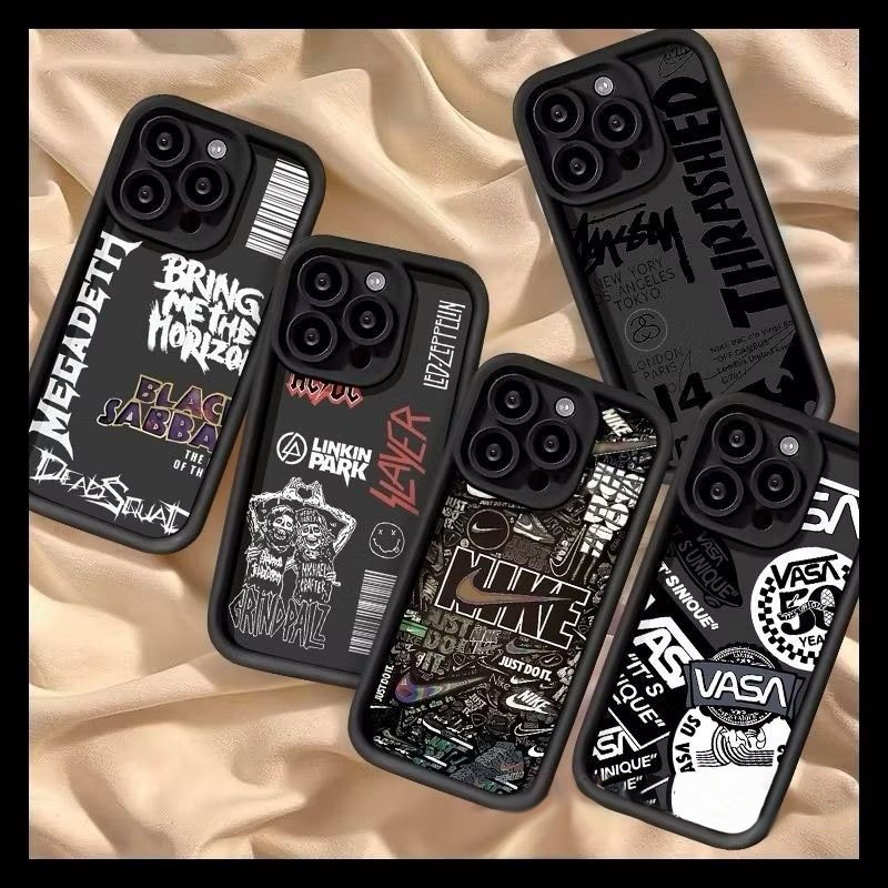 SS1155 สําหรับ XIAOMI REDMI 15C POCO C85 M7 PRO แบรนด์อินเทรนด์ป้ายสติกเกอร์กันกระแทกแฟชั่นปลอกนุ่มฝ