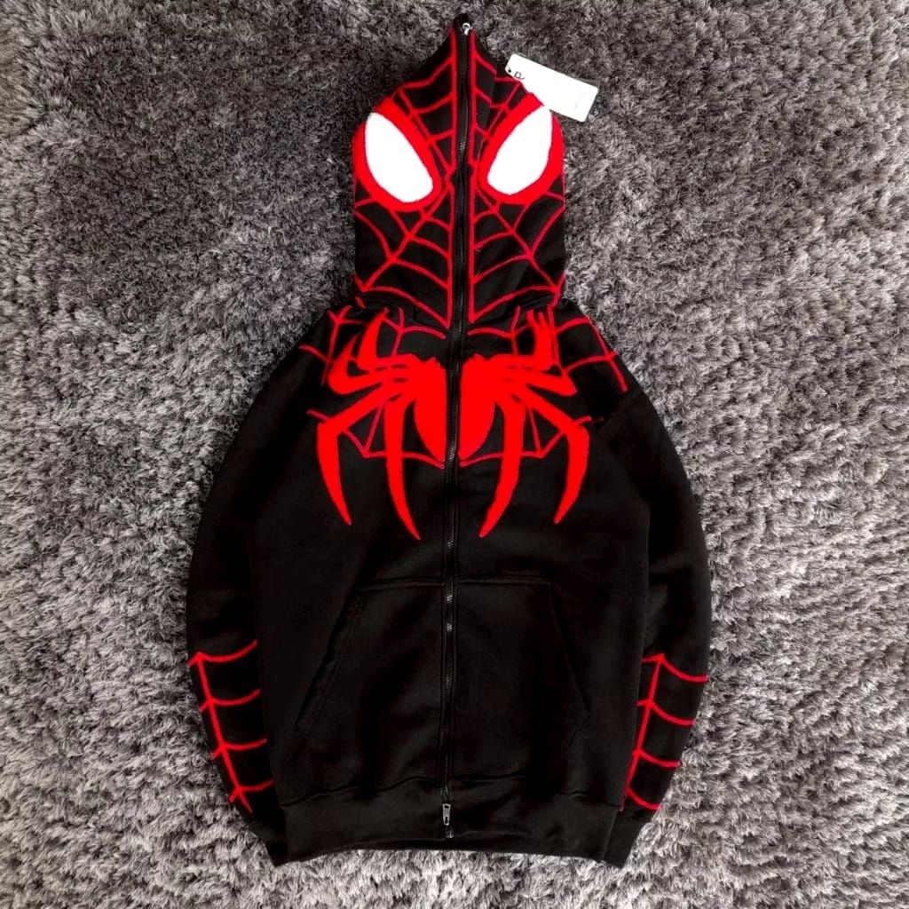 HOODIE SPIDER ZIPPER PREVILLE HYPE