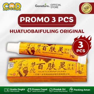 PROMO 3 PCS HUATUOBAIFULING SALEP GATEL KULIT ALERGI 100% ORIGINAL