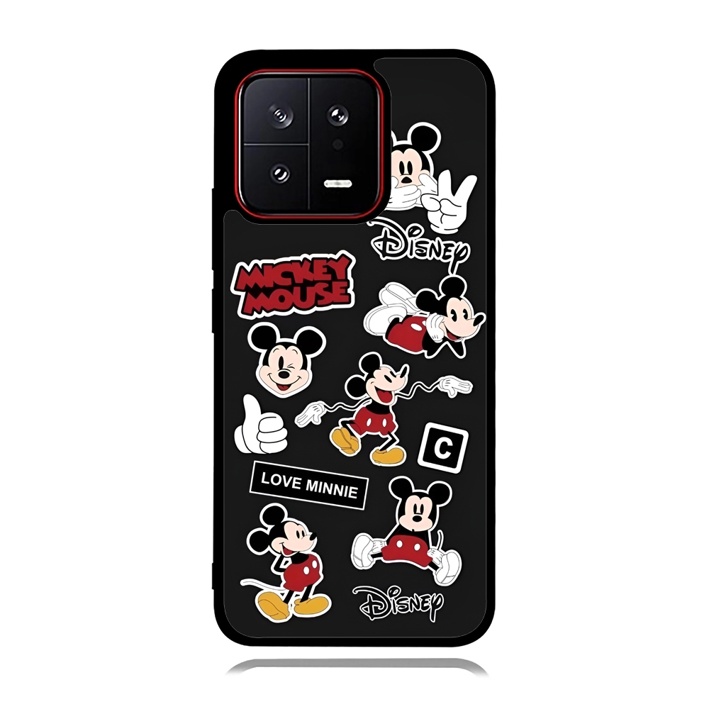 เคส Xiaomi MI 15 Mi 14 Mi 13 Mi 12 Mi 11 Mi 10 TPU ยางป้องกัน Custom Softcase Mickey Mouse ตัวอักษร