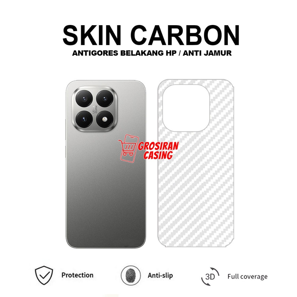 Xiaomi 17 Xiaomi 17 Pro Xiaomi 17 Pro Max Xiaomi 15T Xiaomi 15T Pro Skin Carbon 3D Anti-scratch Back