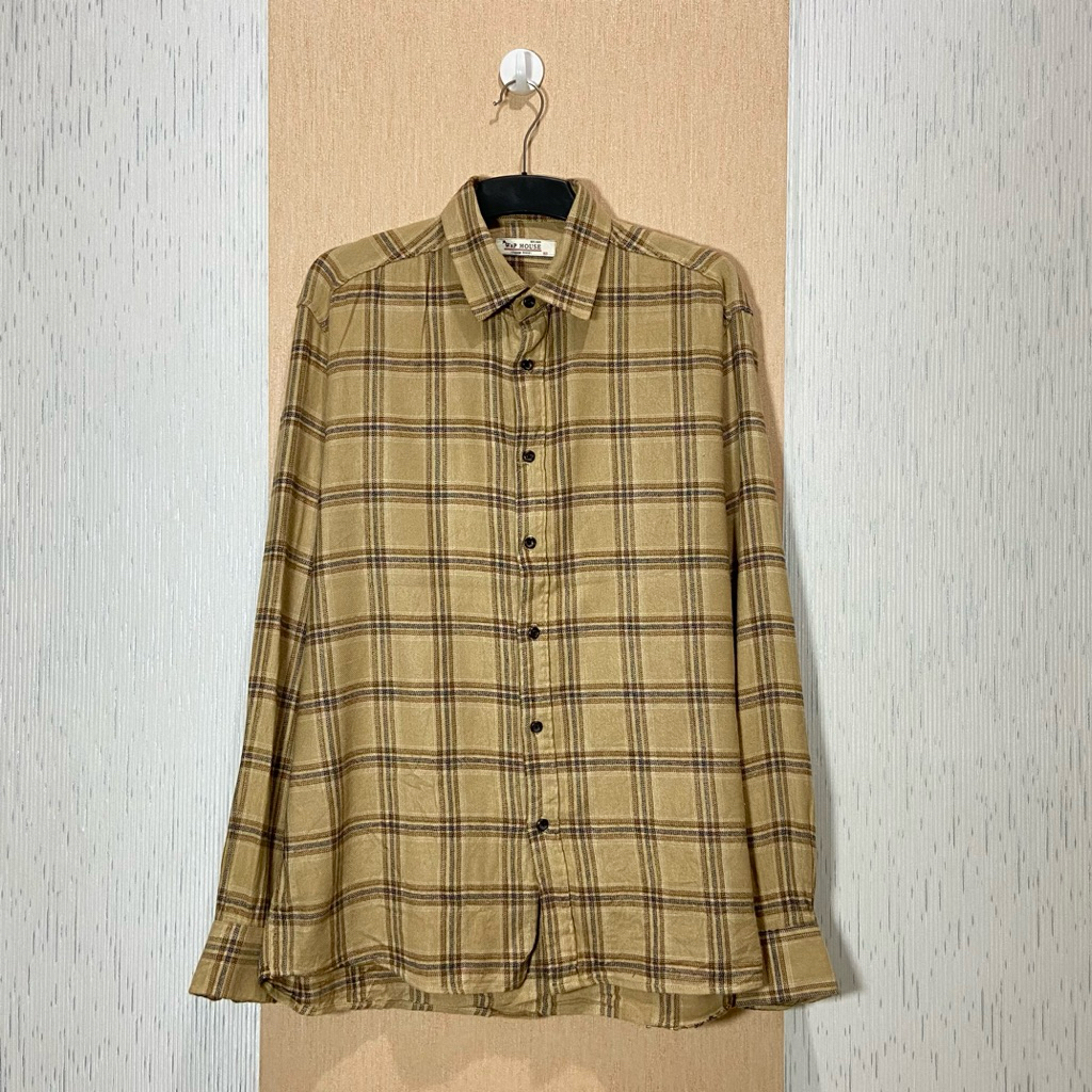 เสื้อเชิ้ตผ้าสักหลาด W&P House / FS38 / Size XL