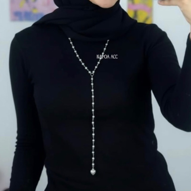 Y2K สร้อยคอวินเทจสําหรับผู้ชายและผู้หญิง, สร้อยคอทันสมัย LENGTH 80CM