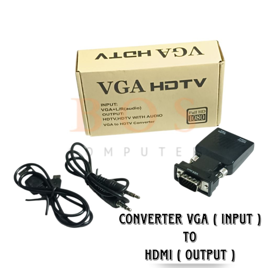 VGA เป็น HDMI CONVERTER / VGA INPUT เป็น HDMI OUTPUT