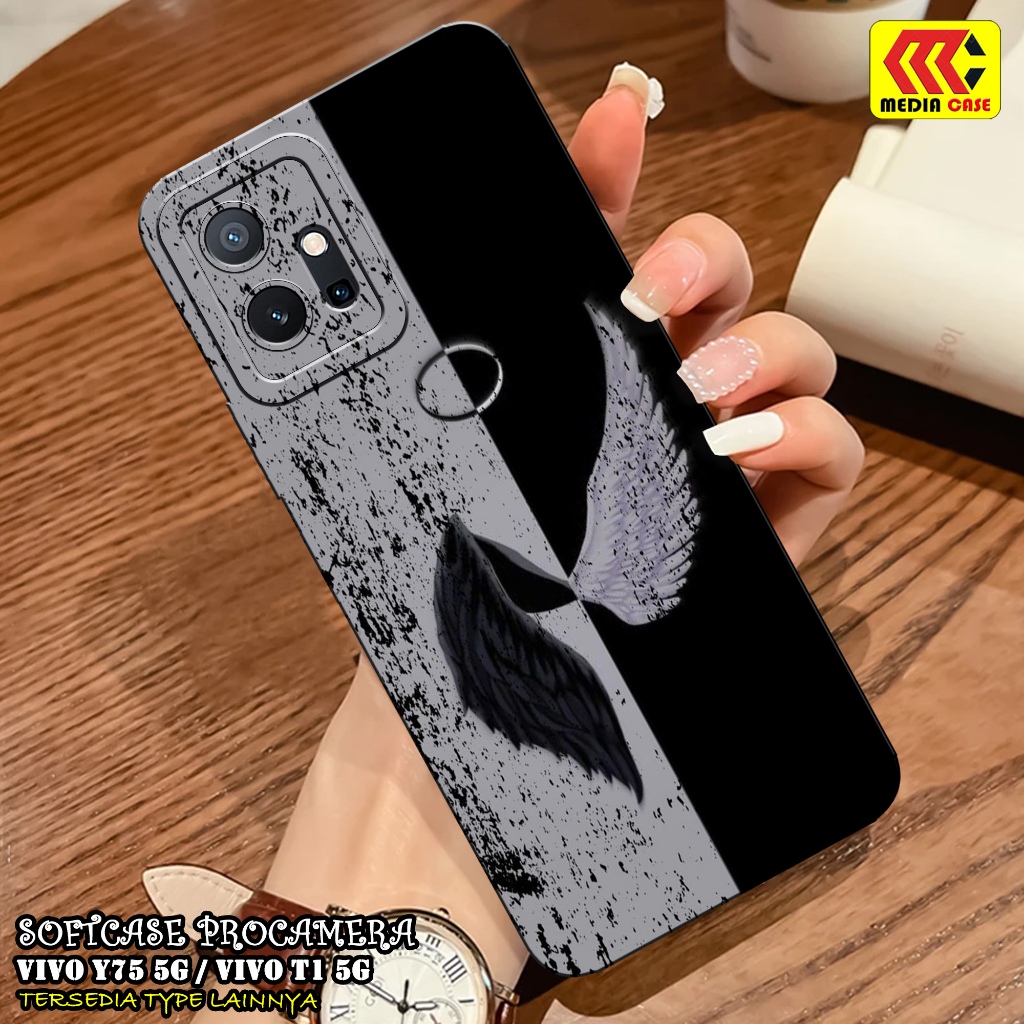 HP เคส VIVO Y75 5G / T1 5G ล่าสุด - เคสกราฟฟิตี้ - เคส - VIVO T1 5G / Y75 5G Softcase - VIVO Y75 5G 