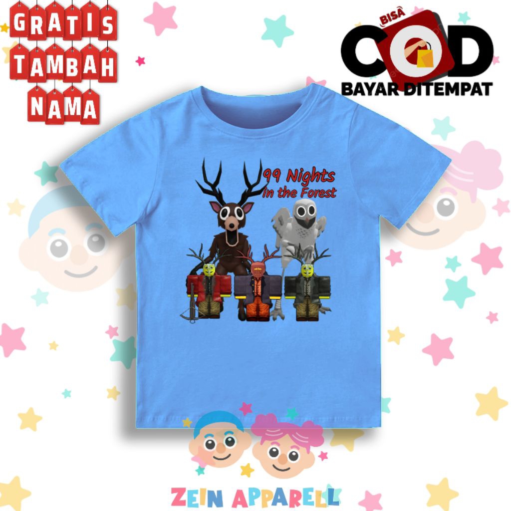 99 Night In The Forest Kids Fashion - 99 Night In The Forest เสื้อยืดเด็ก