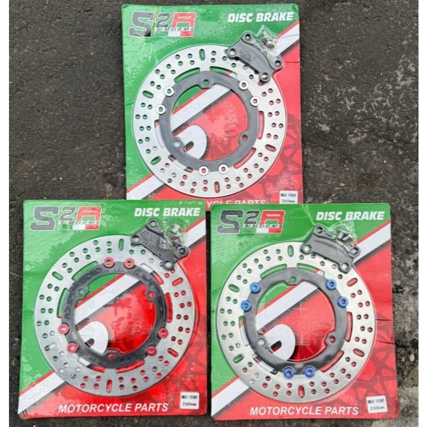 จานดิสหน้าใหญ่ 260mm + ขายึด NMAX TURBO / NEO NMAX OLD / NMAX NEW / AEROX 155 OLD NEW