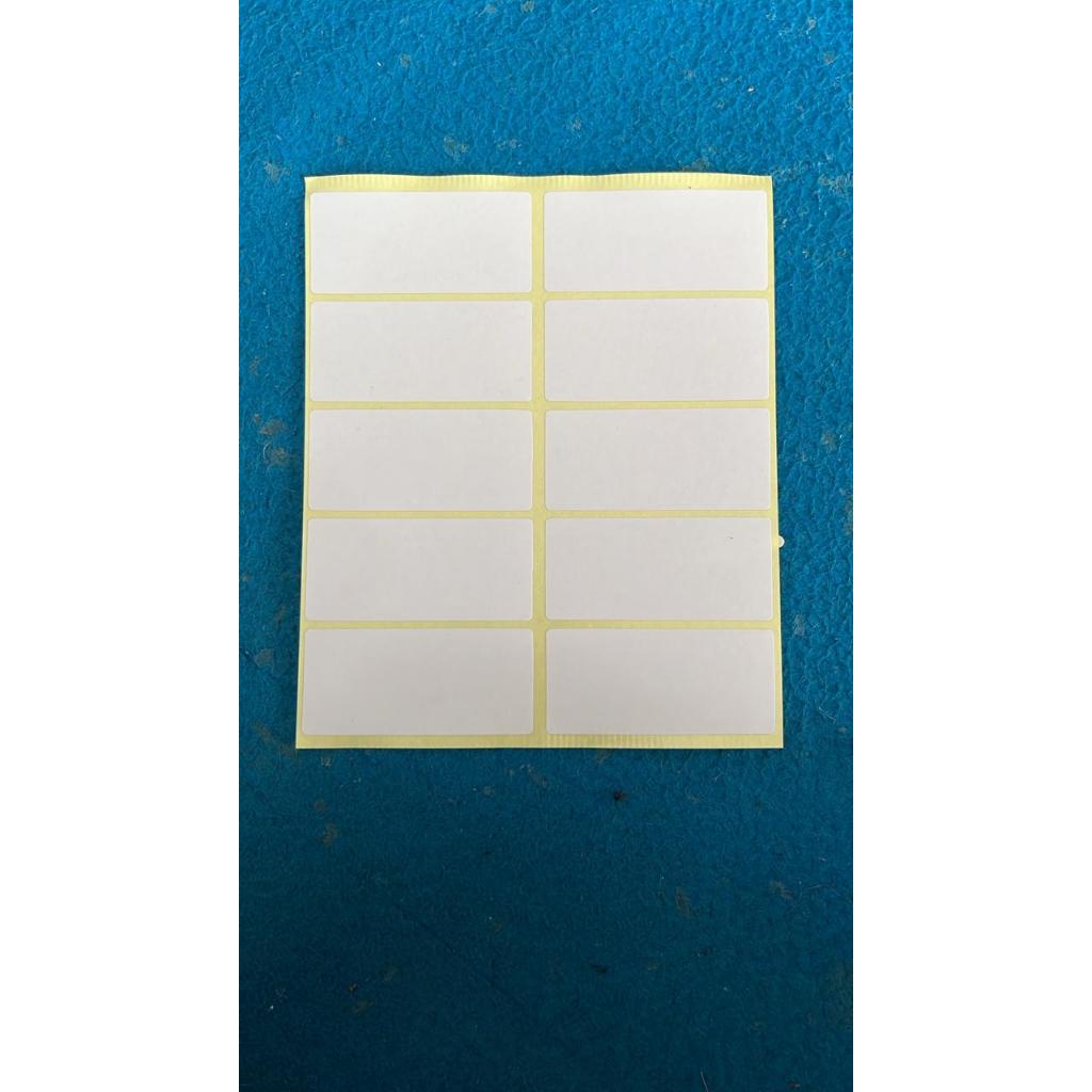 INVITATION NAME STICKER LABEL - NAME LABEL 25 x 55 MM