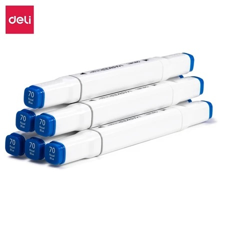 ACRYLIC MARKER / SKETCH MARKER / SKETCH MARKER / ACRYLIC MARKER DELI 7083 ROYAL BLUE 70
