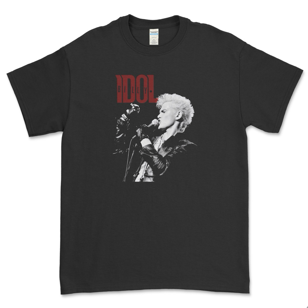 เสื้อยืด Billy Idol Music/Band Unisex ผู้ชายผู้หญิงผ้าฝ้ายพรีเมี่ยม
