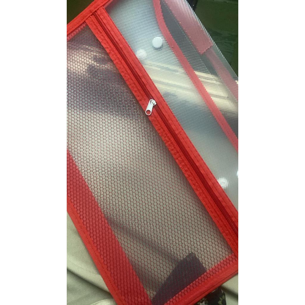 ADOLANE 2-BUTTON ZIPPER MAP / F4 SIZE ZIPPER NET MAP