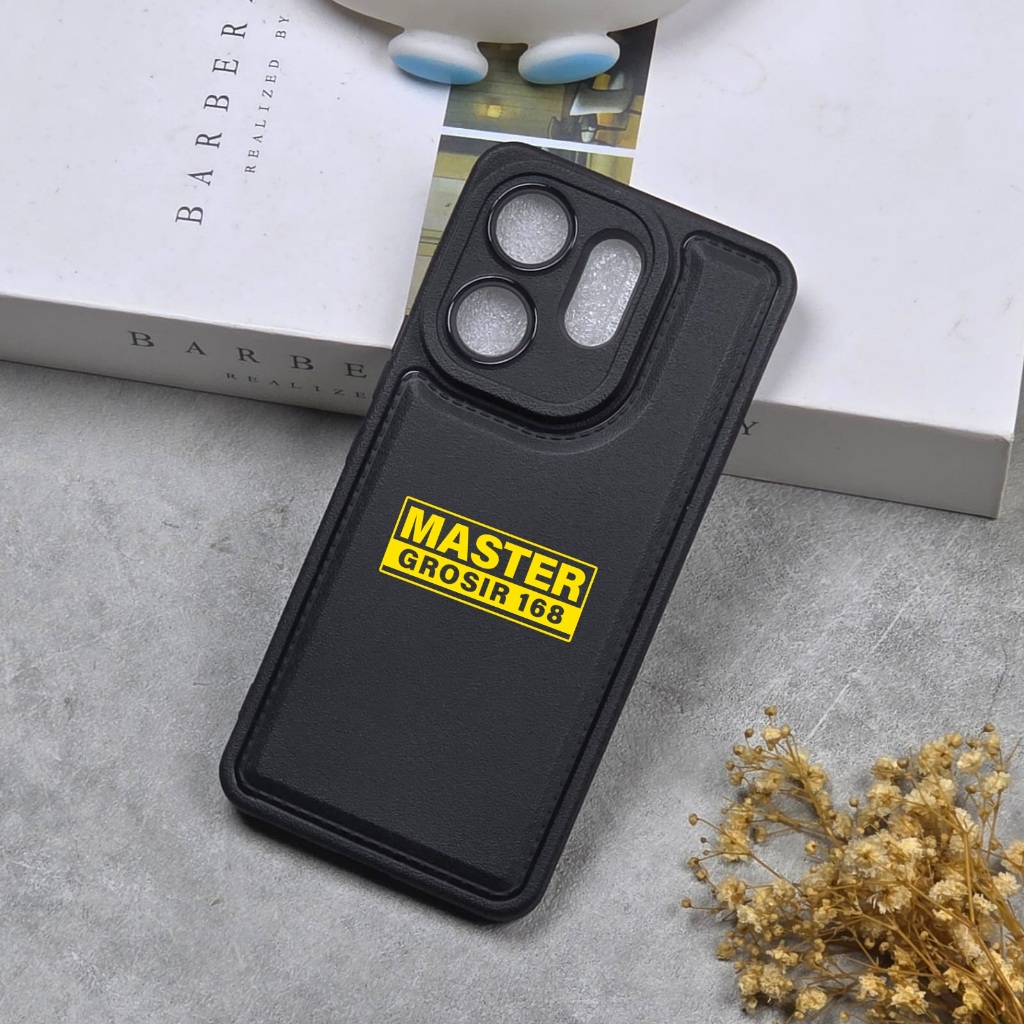 VIVO V60 CASE LEATHER PRO BLACK VIVO V60