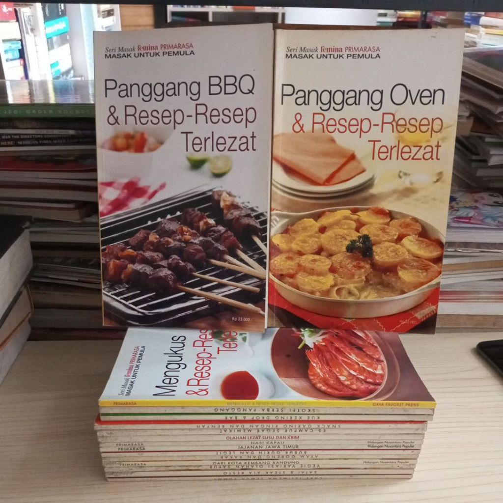 FEMINA PRIMARASA COOKING SERIES BOOK สําหรับผู้เริ่มต้นหน่วยเดิม