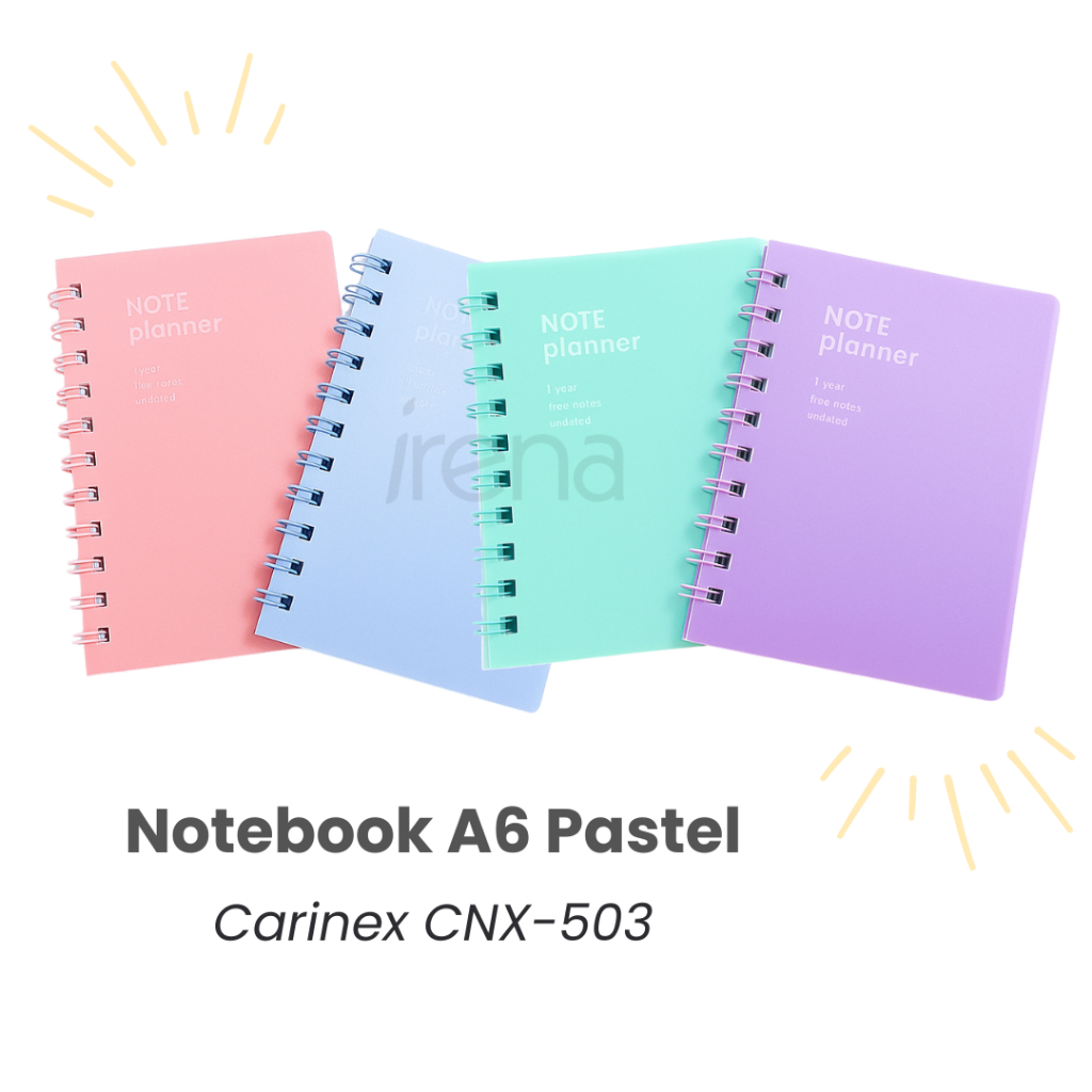 CARINEX Notebook A6 CNX-503 Mini Spiral Notebook