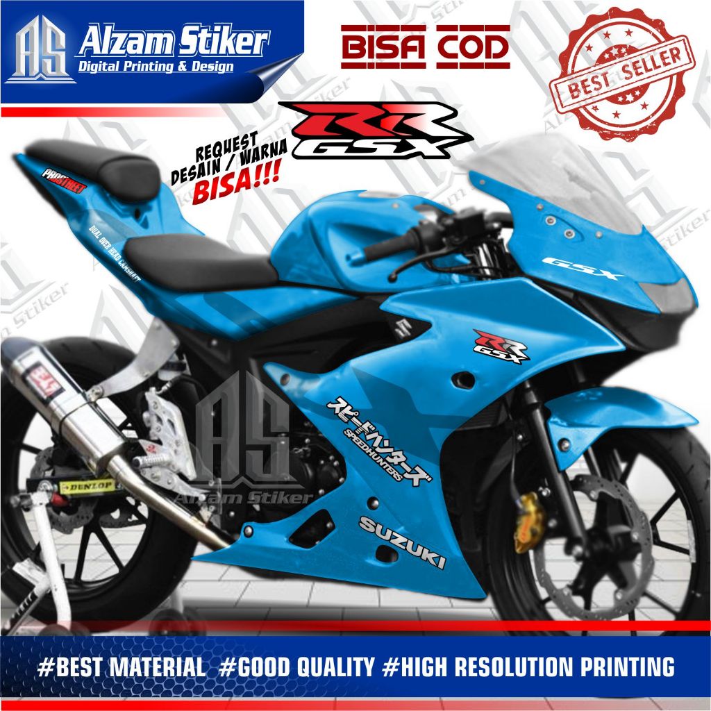 / รูปลอก GSX R150 Full Body / Striping GSX R 150 Fullbody / สติ๊กเกอร์รูปลอก GSX R Full Block สติกเก