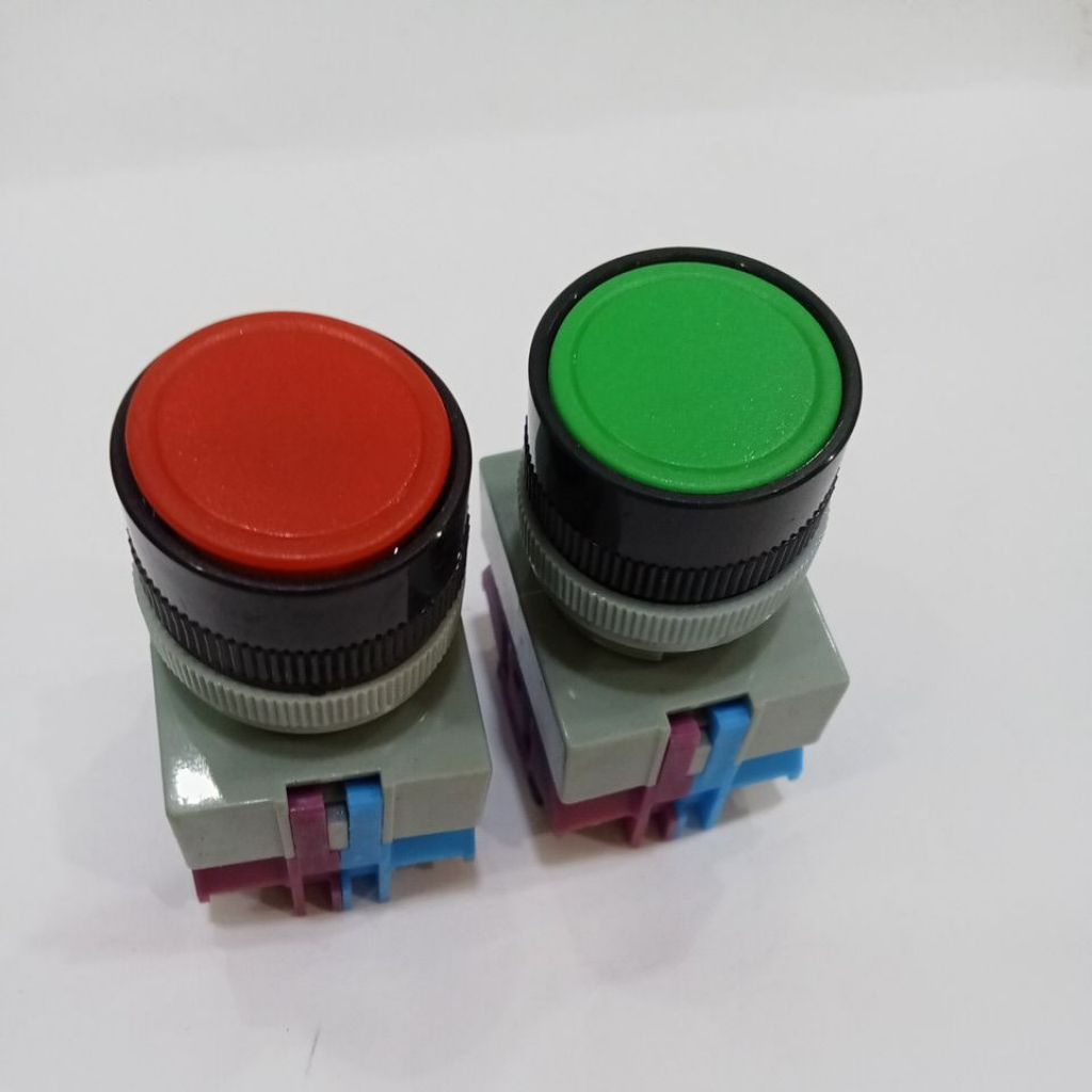 HIJAU MERAH Push bottom 25mm แดง เขียว