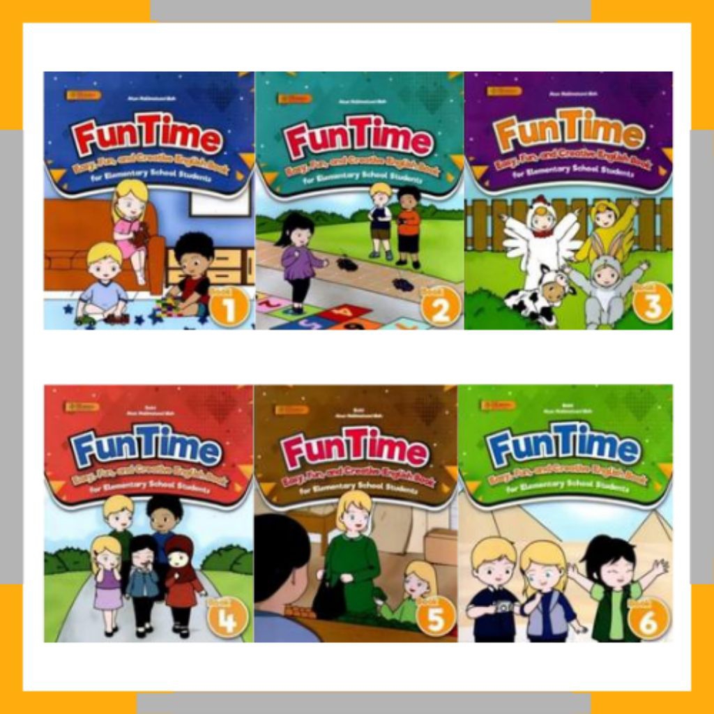 หนังสือ FunTime สําหรับนักเรียนชั้นประถมศึกษา 1.2.3.4.5.6. Thursina Mediana Utama สํานักพิมพ์