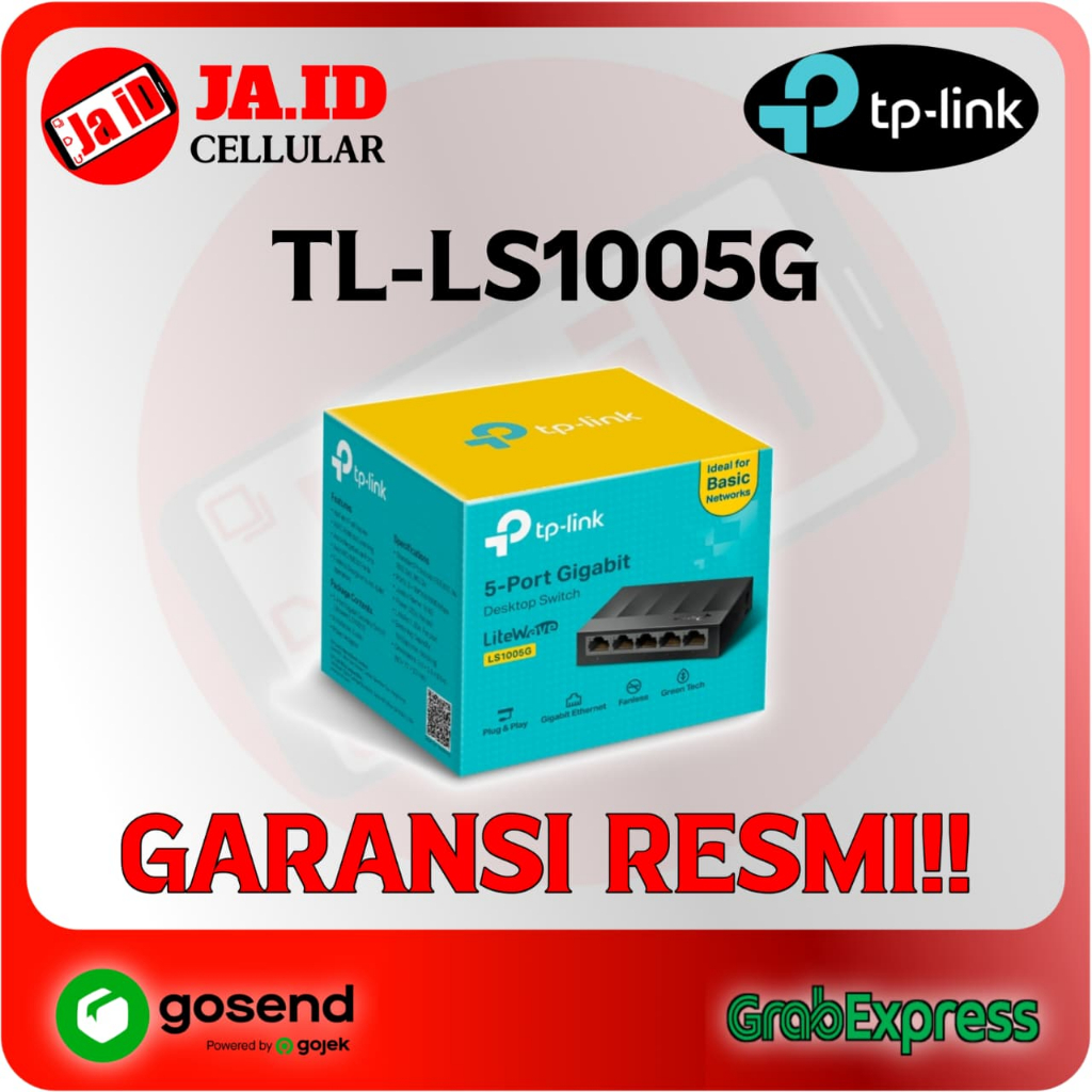 TPLINK 5 PORT LS1005G HUB การรับประกันอย่างเป็นทางการดั้งเดิม