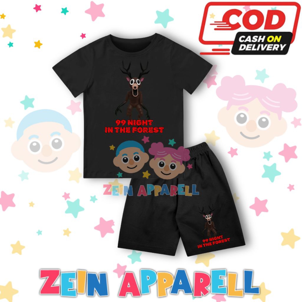 99 Night In The Forest The Deer เสื้อผ้าเด็กชุด - 99 Night In The Forest The Deer เสื้อยืดเด็กชุด