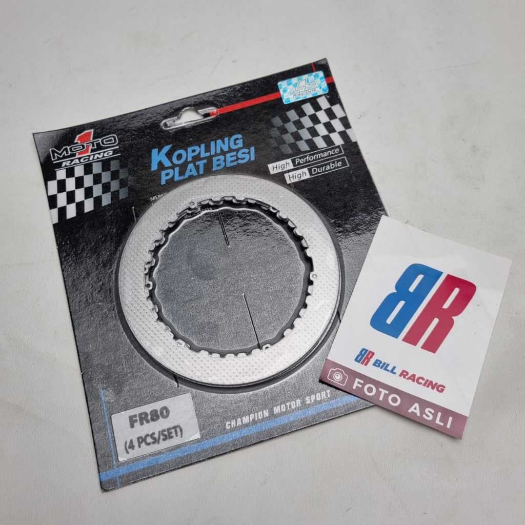 MOTO 1 FR 80 IRON CLUTCH PLATE 4 ชิ้น FR80
