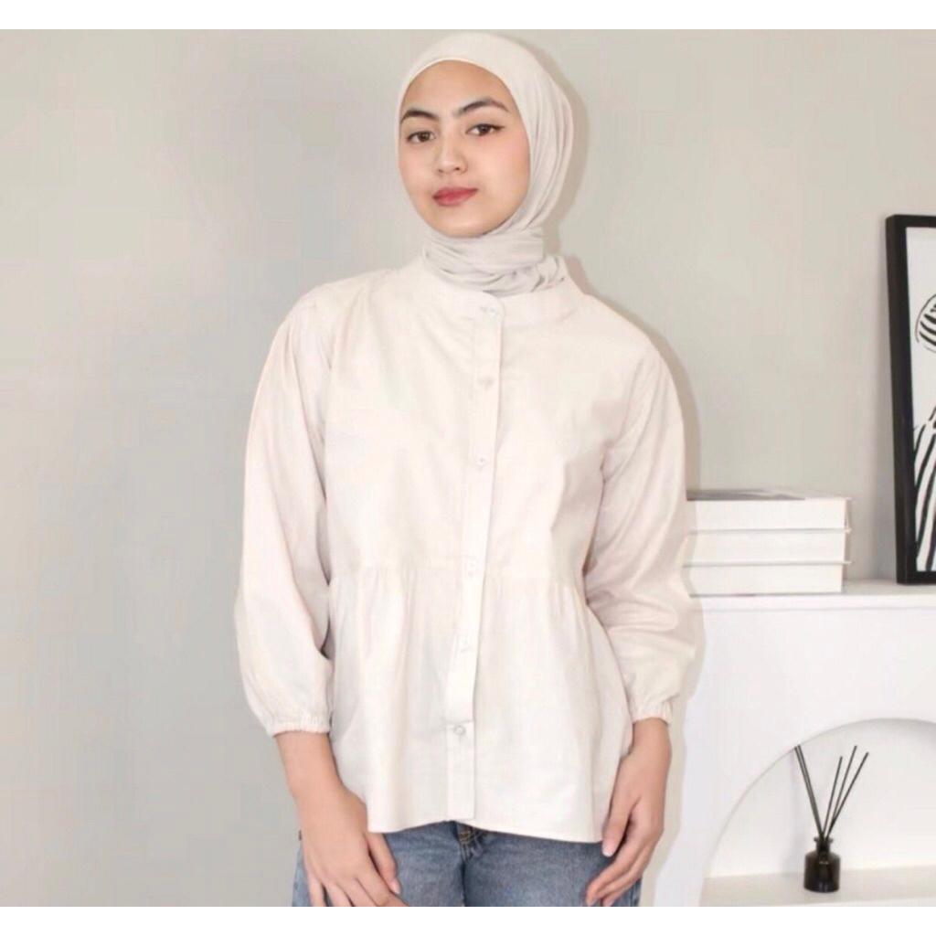 เสื้อเบลาส์ข้าวโอ๊ต Kyren