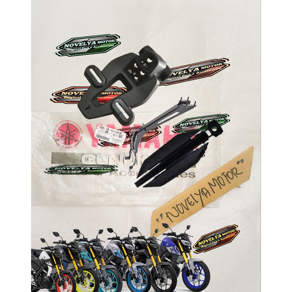 ด้านหลัง STAY GUARD MUD COVER REAR FALCON PLATE HOLDER MT15 MT 15 ORIGINAL YAMAHA B7D-F1629-00 B8D-F