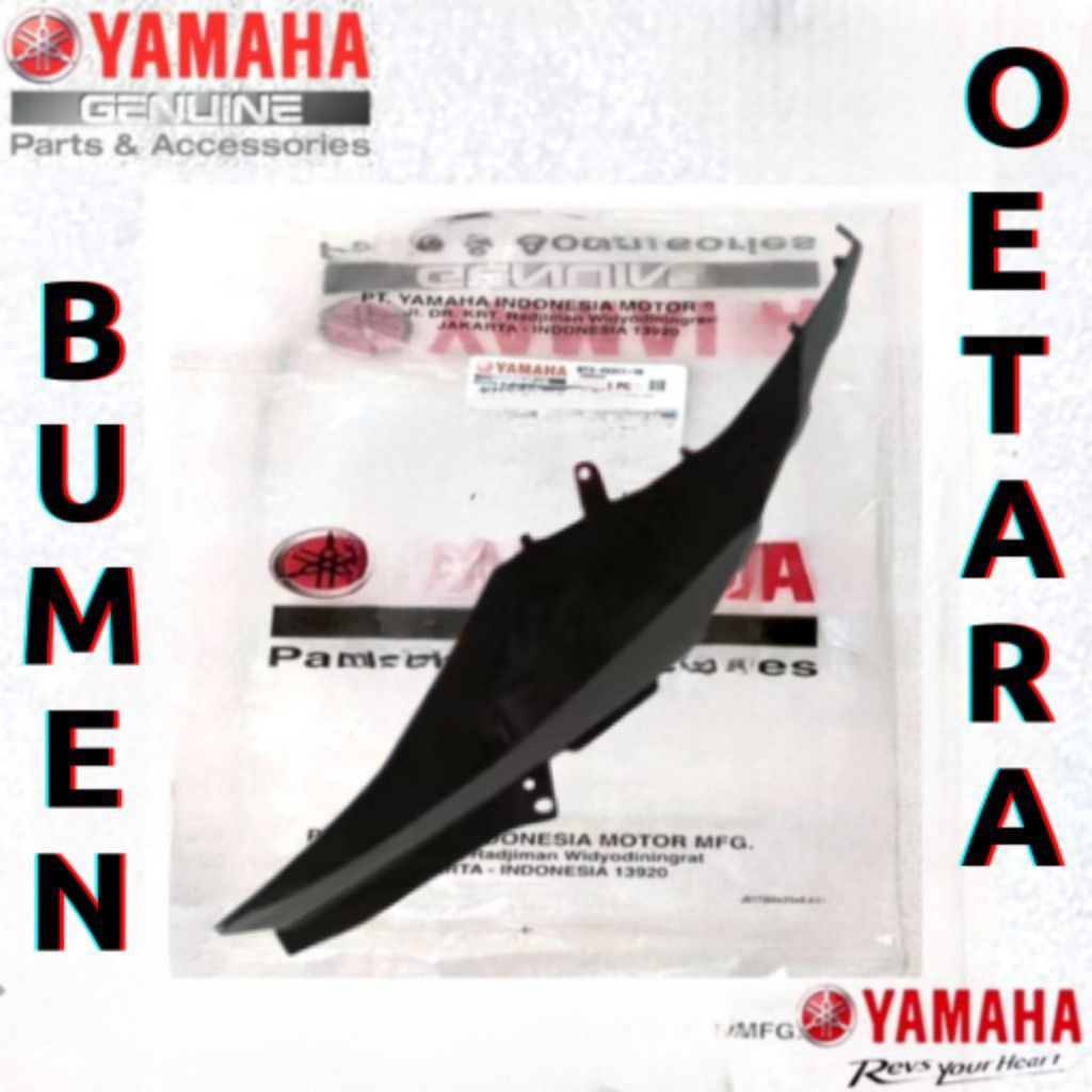 ฝาครอบด้านข้าง 2PH-F1711-00-P1 2PH-F1731-00-P1 REAR BODY COVER RIGHT LEFT MIO M3 125 MIO Z 125 สีดํา