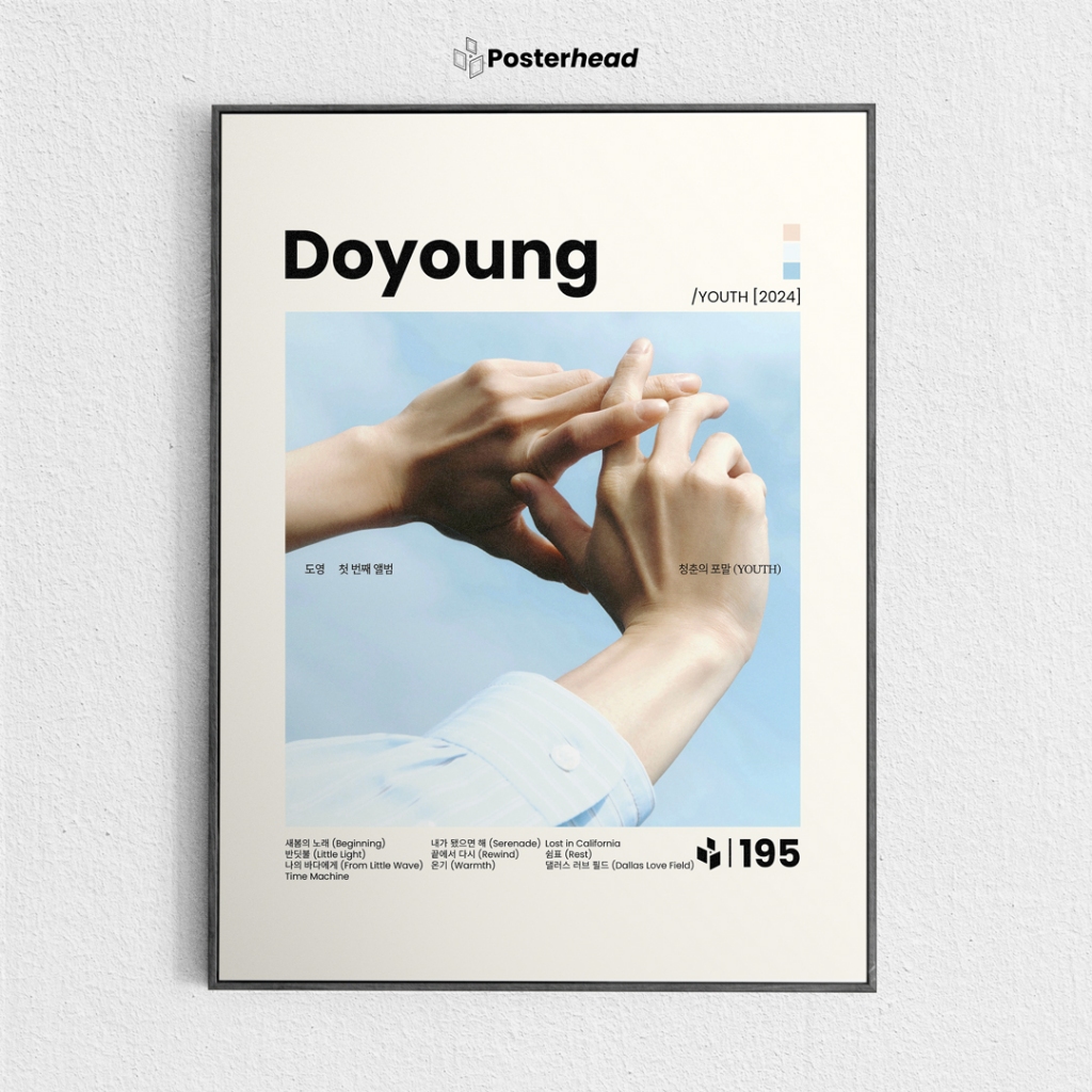 Doyoung Poster - Youth - Frameblock Wall Decorative - Posterhead