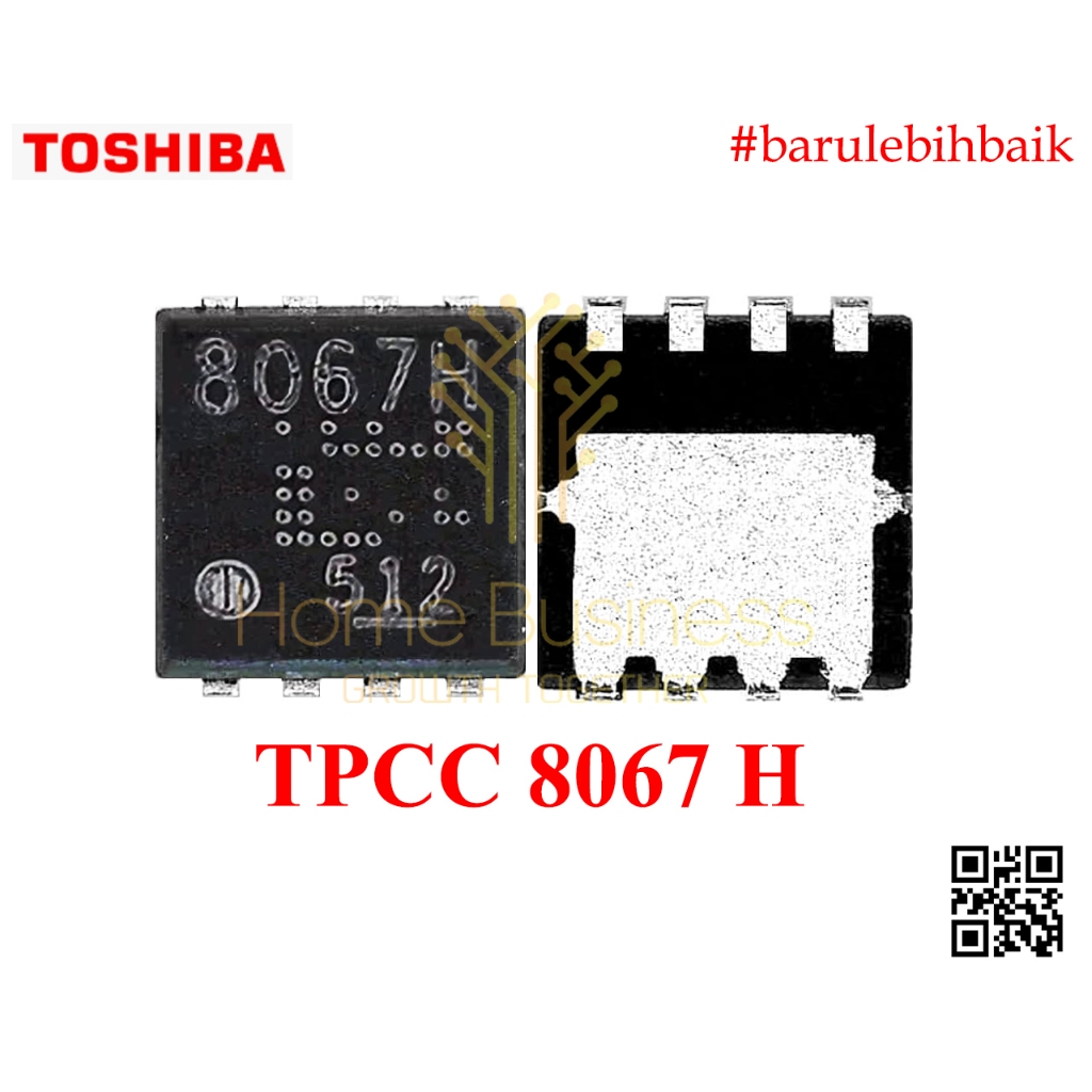 IC Mosfet TPCC8067H TPCC 8067H TPCC8067 H TPCC 8067 H Toshiba 8067H N-Channel Nchannel N-ch Nch 30V 