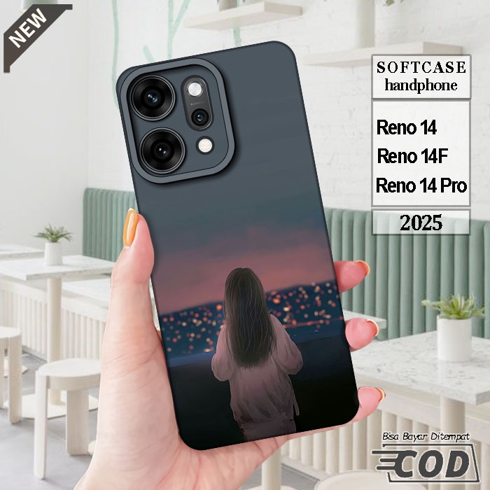 เคส OPPO RENO 14 _OPPO RENO 14F _OPPO RENO 14 PRO _เคสซิลิโคนสีดําใสยืดหยุ่นสุดเท่