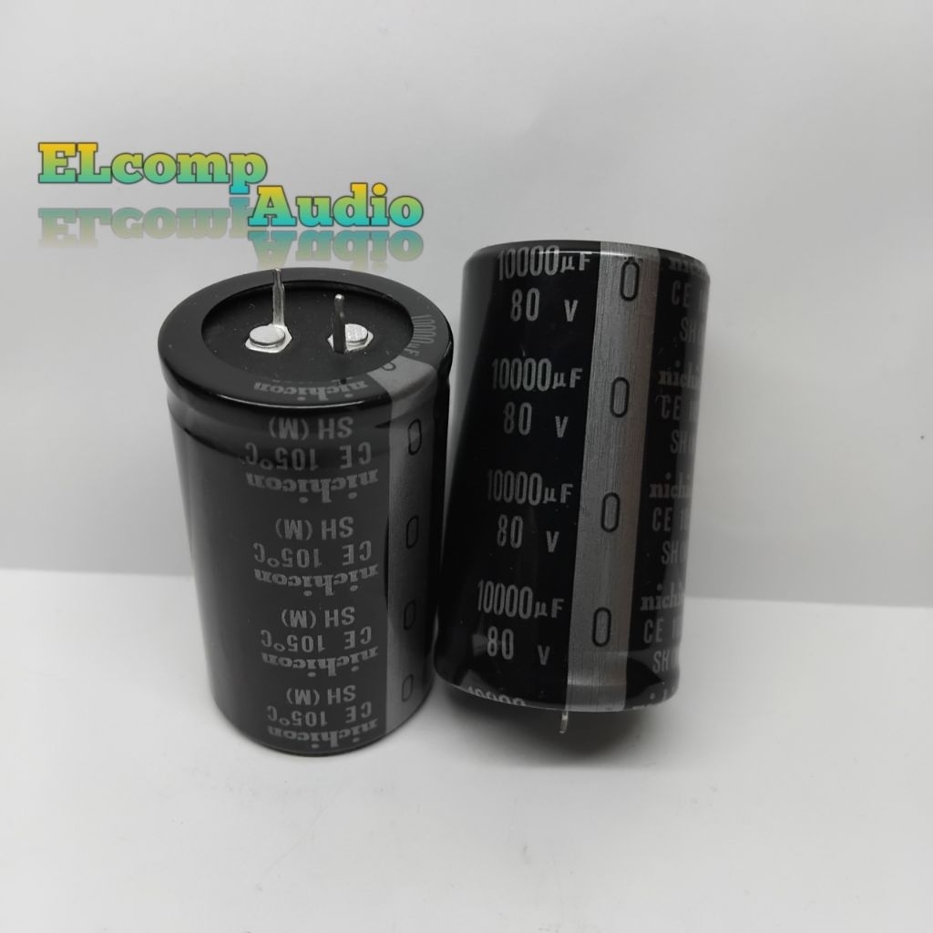 ELCO 10000UF/80V NICHICON สีดํา ELKO 10000UF/80V