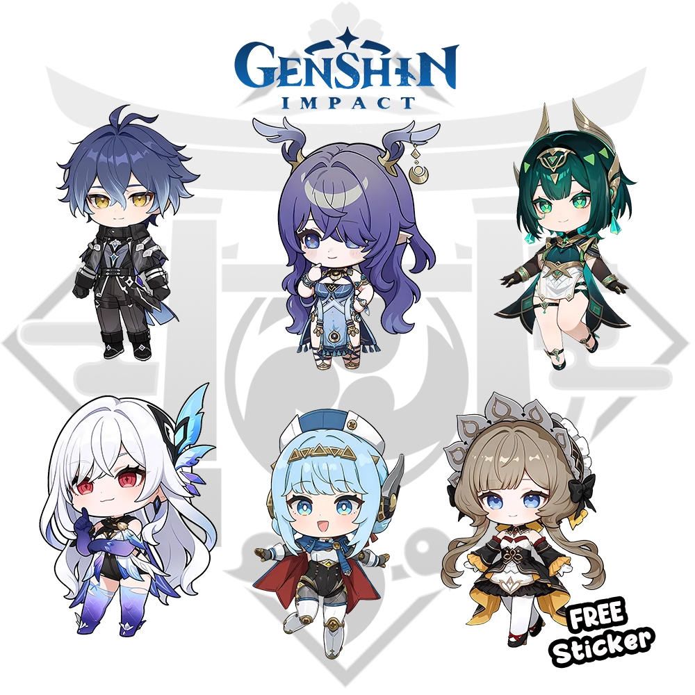 GANTUNGAN Genshin Impact Nod Krai พวงกุญแจตัวละคร - Keychian Flins Genshin Nod-Krai Neper - พวงกุญแจ