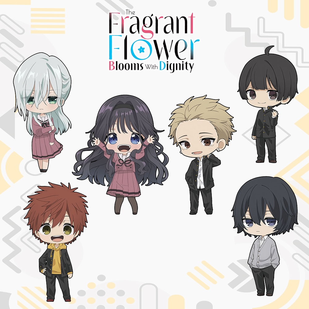 GANTUNGAN Kaoru Hana wa Rin to Pocket Keychain - พวงกุญแจอะนิเมะดอกไม้หอม Waguri Kaoruko