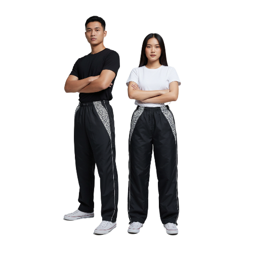 LEOPARD BAGGY PANTS - LEOPARD MOTIF BAGGY PANTS / กางเกง LIST REFLECTIVE