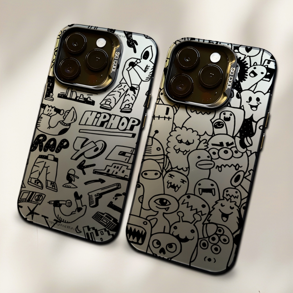 RN69 Grafitti DoodleกรณีIPhone SeriesสําหรับIPhone 7 8 7 Plus 8 Plus X XS XR XS Max 11 11 Pro 11 Pro