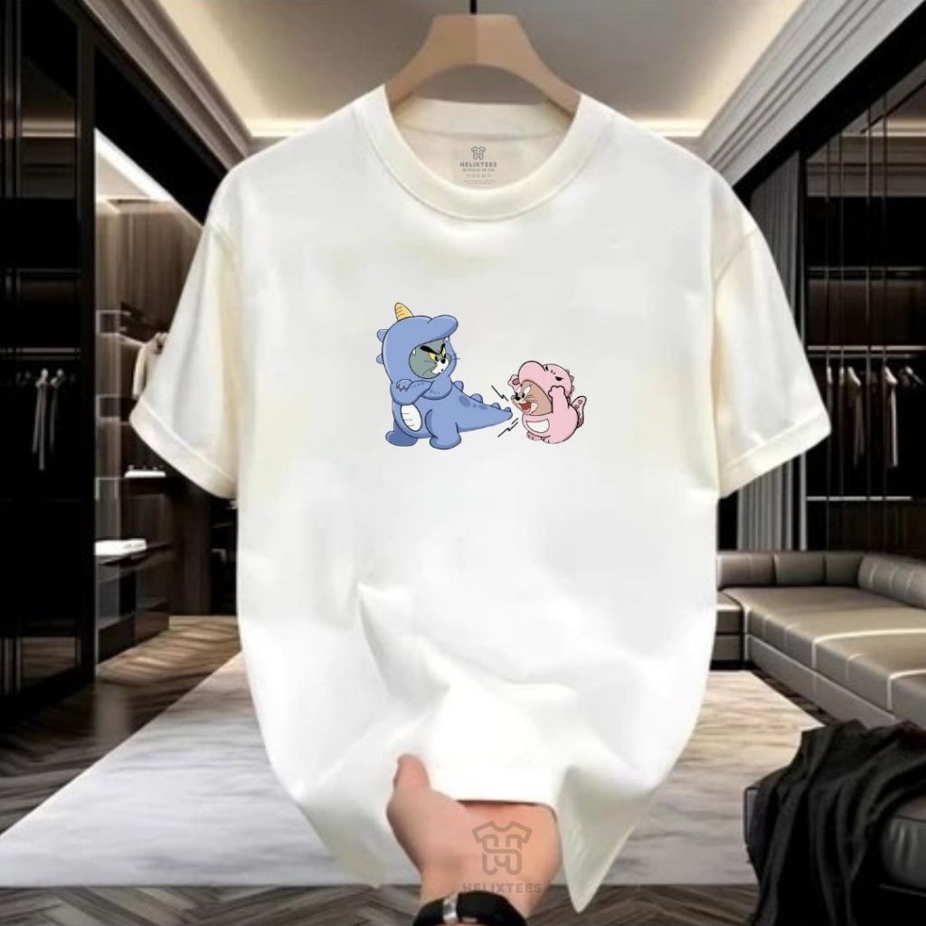 เสื้อยืด Cotton 20S รุ่นล่าสุดของ Tom&Jarry - สบายและนุ่ม Unisex ของแท้ คุณภาพระดับพรีเมียม