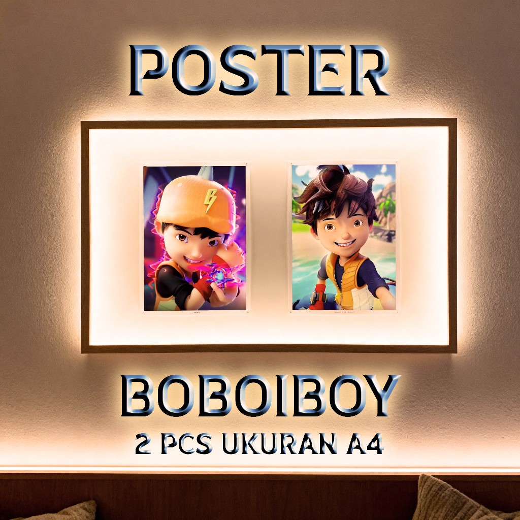 โปสเตอร์พรีเมี่ยม BOBOLIBOY DESIGN A4 SIZE
