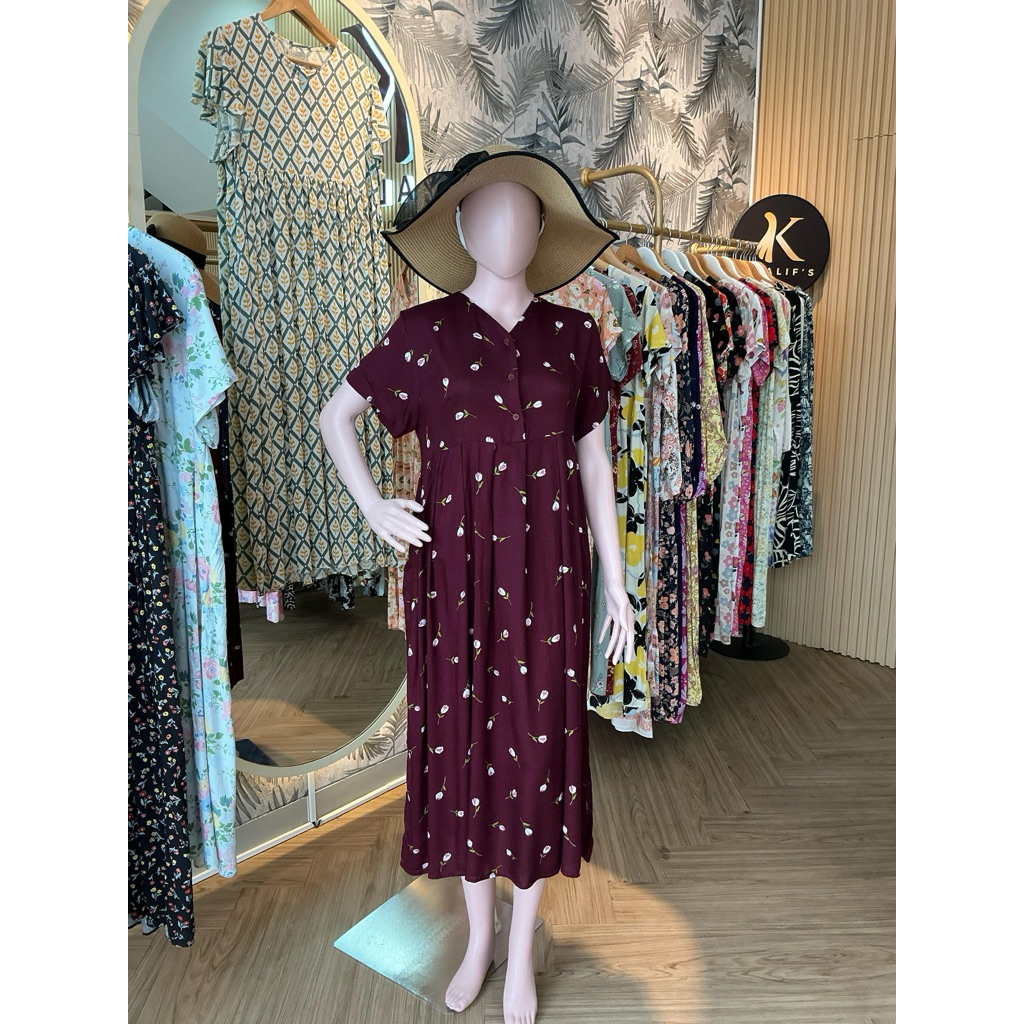 Daster Khalifs Sharon Rose Wine (XL) เท่านั้น