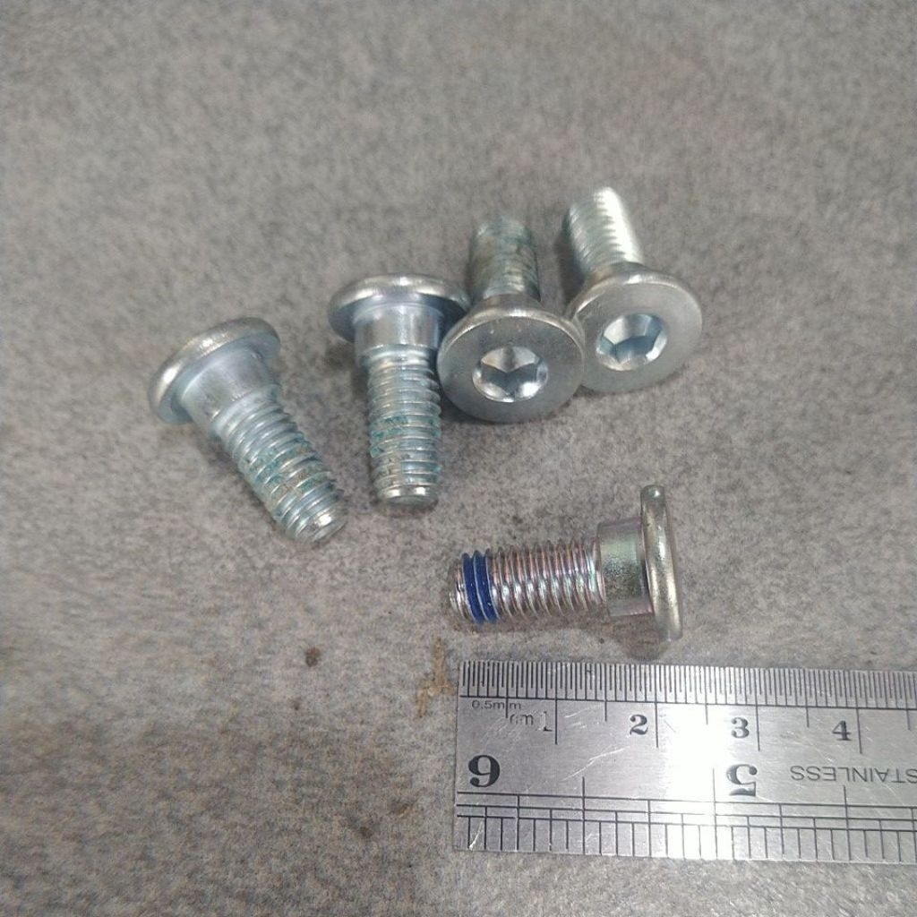 DISC BOLT 12 M8 BOLT KEY L6 5 ชิ้น