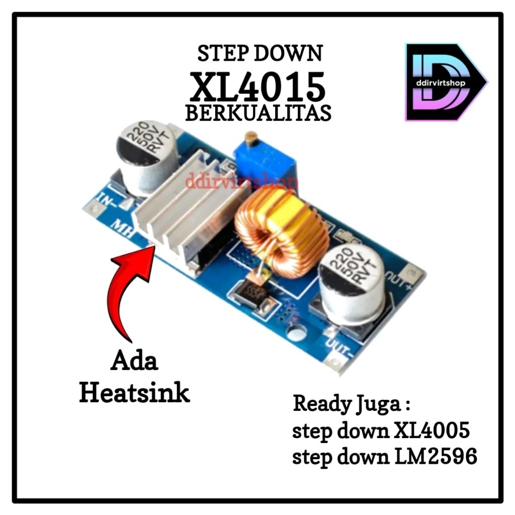 ขั้นตอนลง DC เป็น DC buck converter 5A XL4015 XL4005 LM2596 โมดูลลดแรงดันไฟฟ้าคุณภาพ