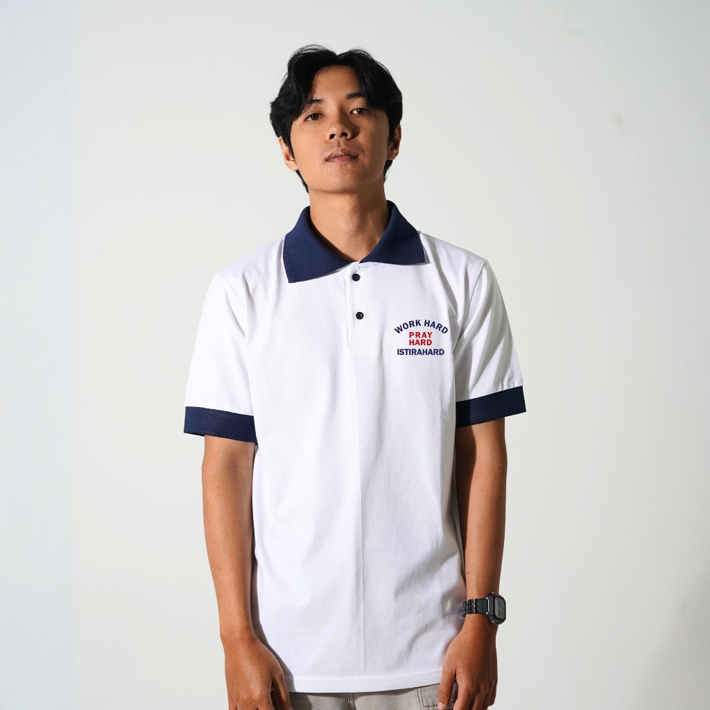 เสื้อโปโล Aloomni งาน Hard Pray Hard