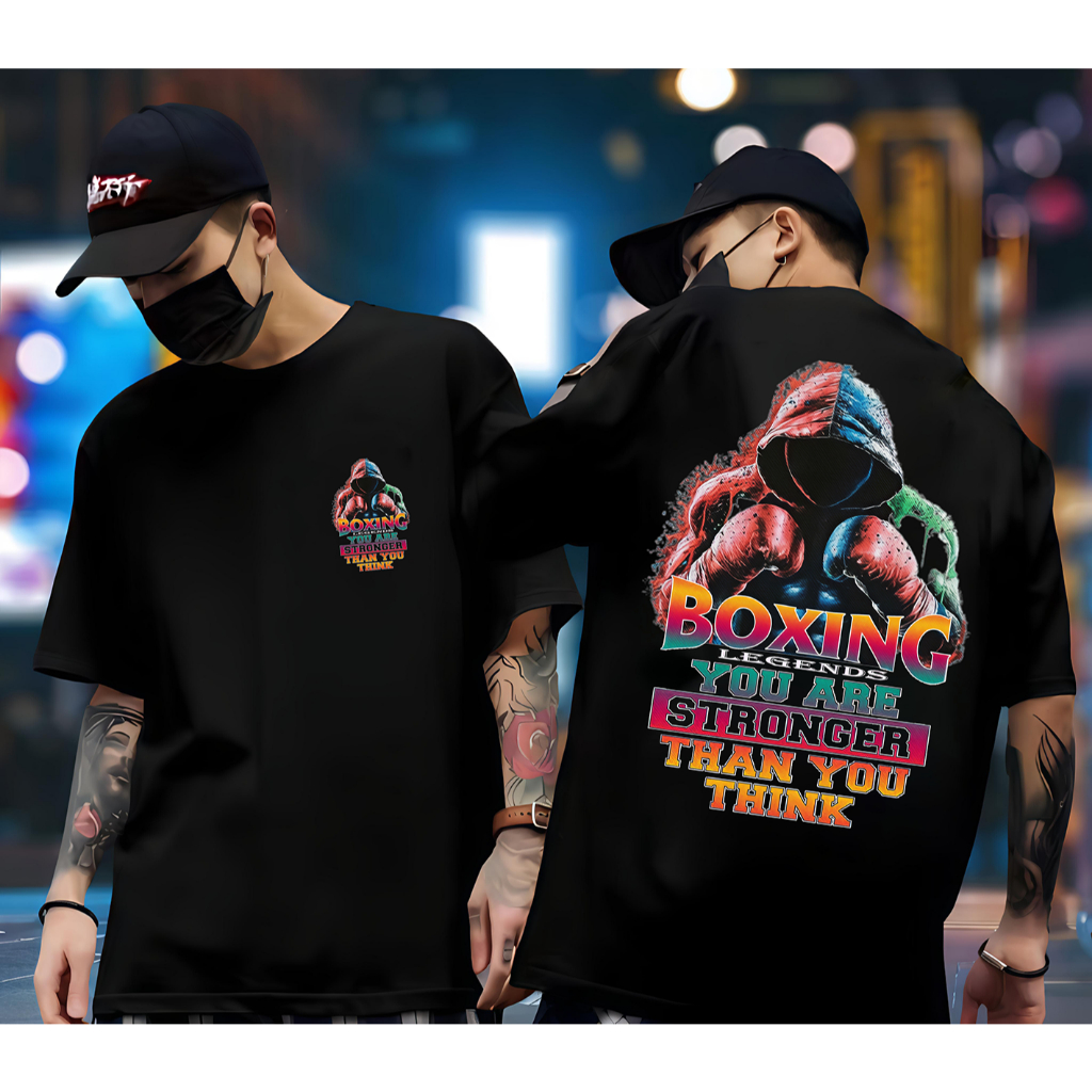 เสื้อยืด SJ_FASHION91 BOXING DISTRO T-SHIRT/MEN AND WOMEN/เสื้อยืดพรีเมี่ยม/SINGLE T-SHIRT/UNISEX T-