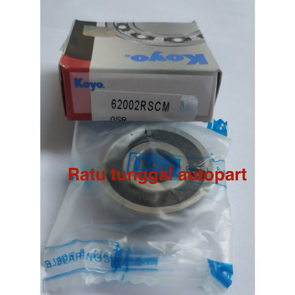 BEARING 6200 2RS KOYO หมวกยาง 62002RS DIMENSIONS 10x30x9MM