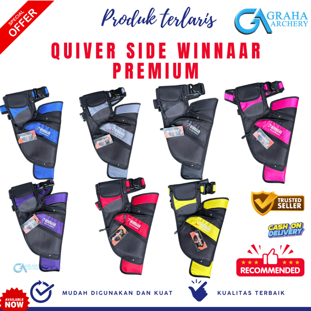 QUIVER SIDE ARCHERY WINNAAR PREMIUM - GRAHA ARCHERY
