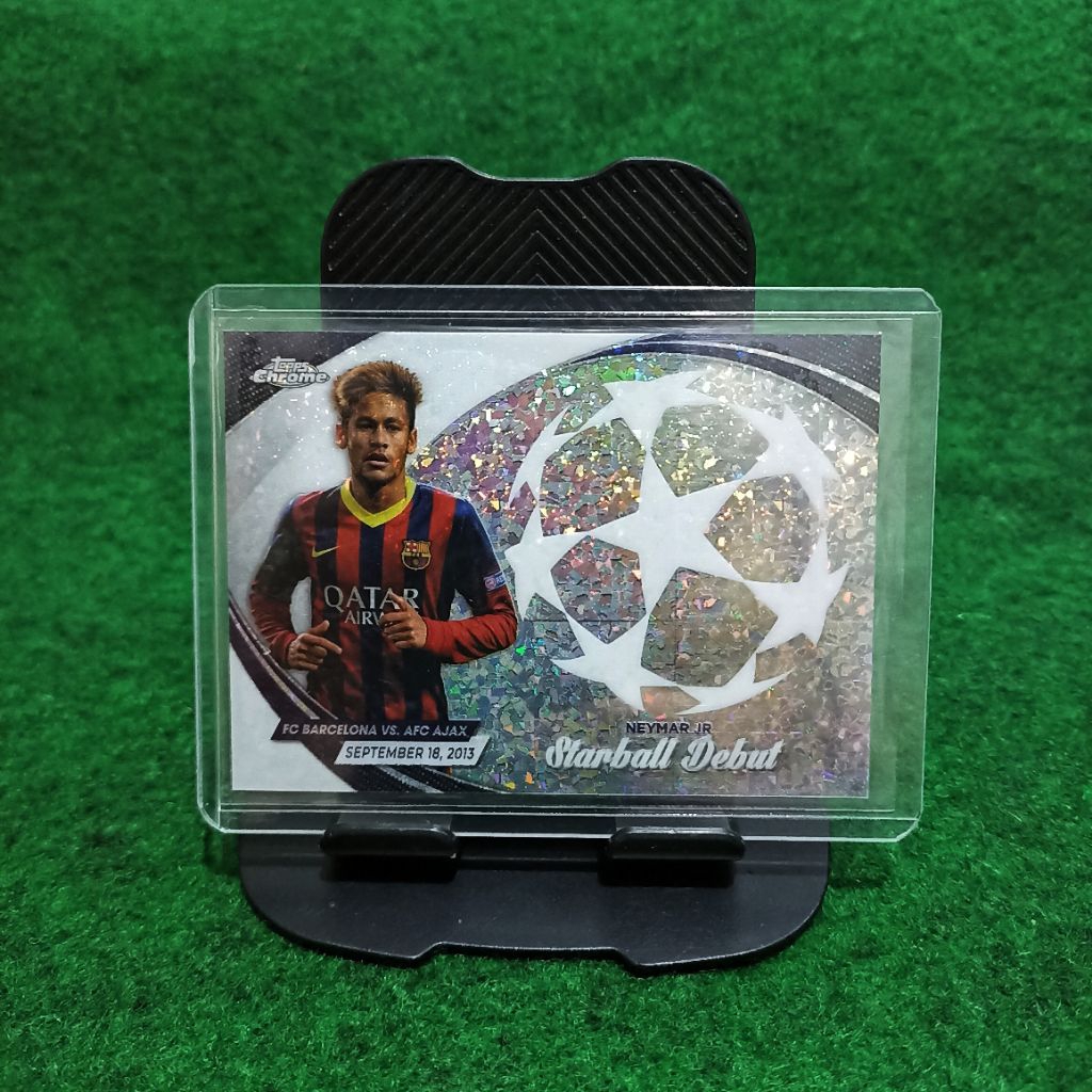 NEYMAR JR STARBALL DEBUT BARCELONA TOPPS CHROME 23/24 การ์ดบอล